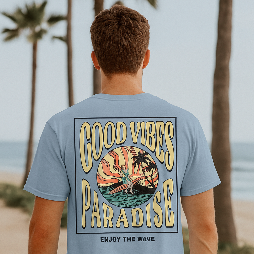 Oversized Tee | Good Vibes