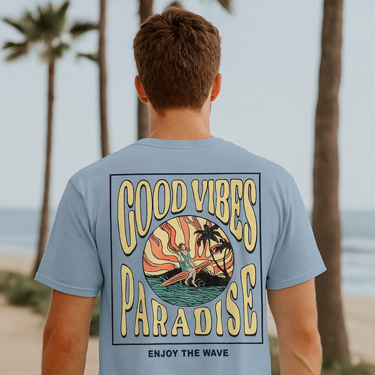 Oversized Tee | Good Vibes